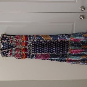 COPY - DIANEvonFURSTENBERG patchwork maxi dress size 10